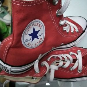 Brand New Red Converse High Tops